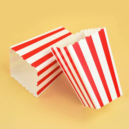 20/50PCS Popcorn Boxes & Fries Cups for Movie Night, Kids Birthday Parties, Weddings, Christmas & Snack Party Favors
