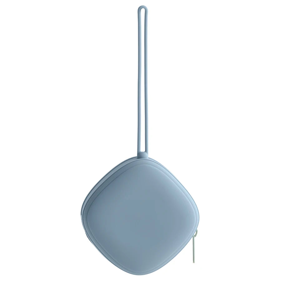 Étui portable pour sucette de bébé – Boîte de rangement en silicone de qualité alimentaire avec fermeture éclair pour voyage et accessoires pour bébé