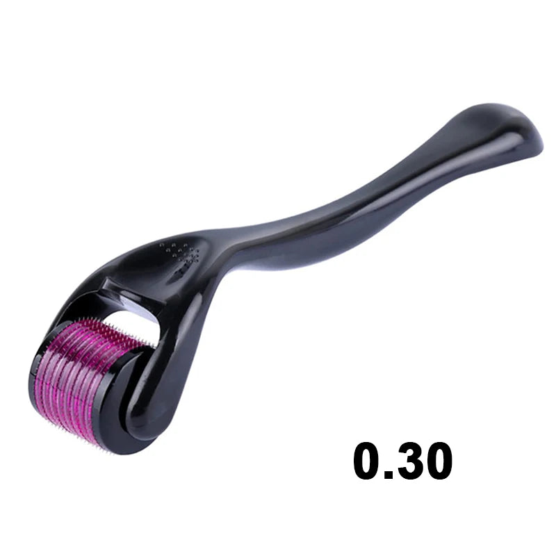DRS 540 Titanium Derma Roller – Microneedle Roller for Facial & Body Skincare, Beard & Scalp Care, MTS Micro Needle Treatment Tool