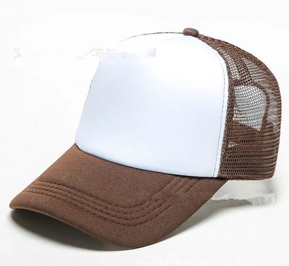 Gorra Trucker de Malla de 5 Paneles con Logotipo Personalizado – Gorra de Béisbol Ajustable para Hombres y Mujeres, Equipos Deportivos y Uso al Aire Libre en Verano