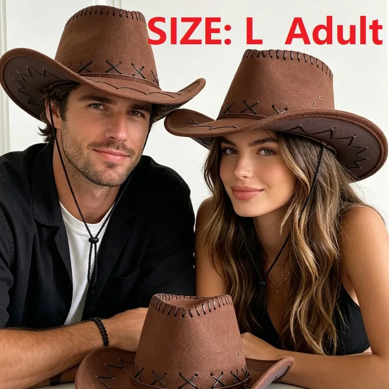 Bride Cowgirl Cowboy Hat – White Western Hat for Bachelorette Parties, Weddings & Bridal Showers