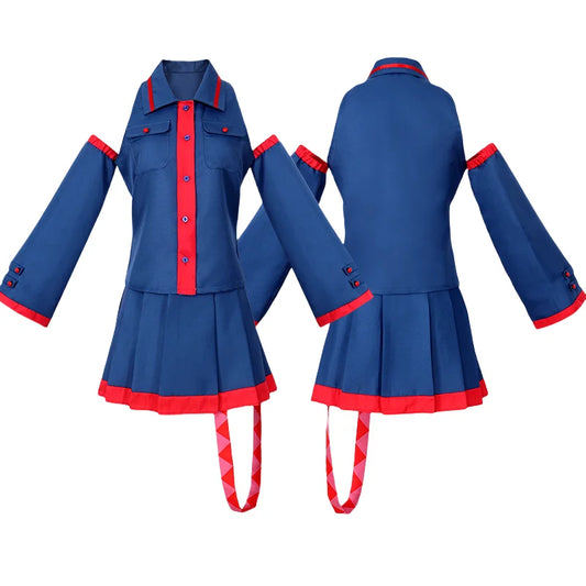 Disfraz de Kasane Teto – Vestido Azul y Rosa para Mujer | Traje de Anime para Juegos de Rol (Halloween / Comic Con)