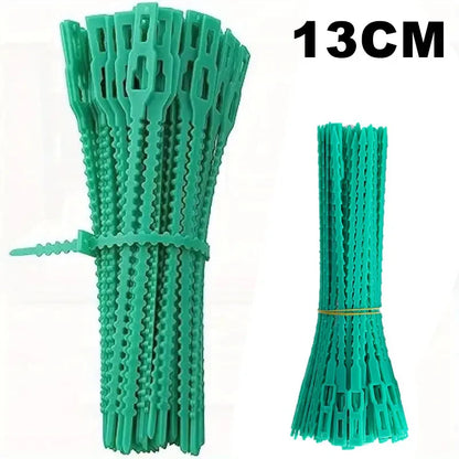 Reusable Garden Cable Ties – Adjustable Nylon Plant Support Straps for Vines, Trees, Shrubs, Gardening Fasteners, Cable Management & Outdoor Organization