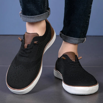 Chaussures de marche larges pour hommes – Baskets décontractées extra larges, chaussures confortables, légères et souples pour pieds larges