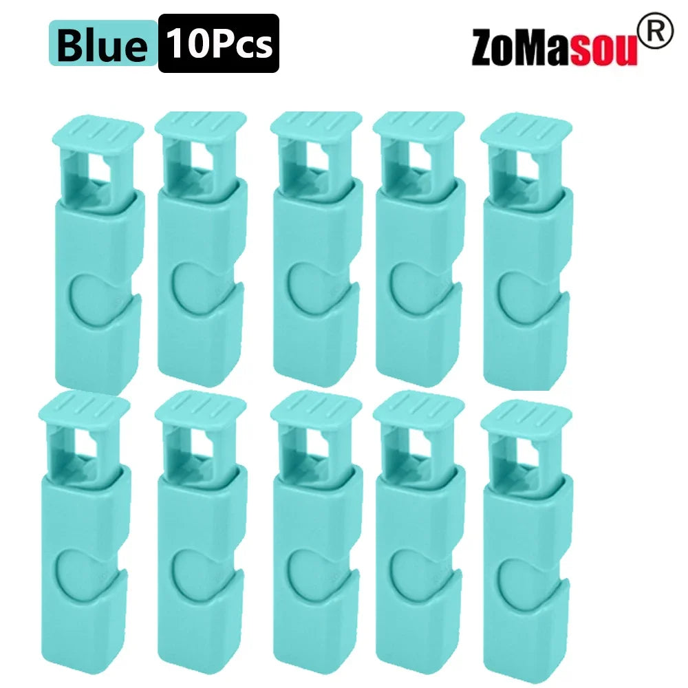 1/50PCS Reusable Food Sealing Clips – Spring Clamp Bag Clips for Bread, Snacks & Wrap Bags, Fresh-Keeping Kitchen Storage Organizer