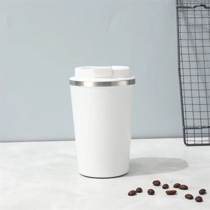 Custom Engraved Thermos Mug – Personalized Double-Wall Stainless Steel Insulated Travel Cup with Name for Coffee & Tea