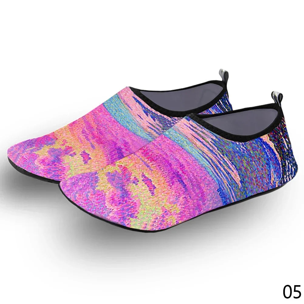 Water Shoes Socks for Men, Women & Kids – Thin Anti-Slip Swim Shoes for Beach, Surfing, Diving, Yoga, Fitness & Water Sports