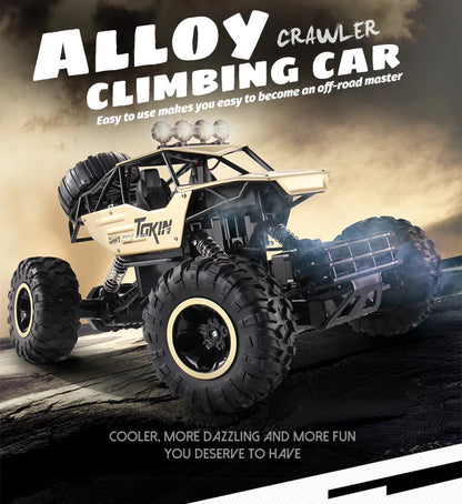 Oike Coche teledirigido 4x4 todoterreno 4WD RC Rock Crawler, coche RC de carreras y drifting todoterreno para niños y adultos