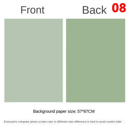 Tablero de fondo fotográfico de doble cara 57 × 87 cm – Fondo de color liso para fotografía de producto y recién nacido