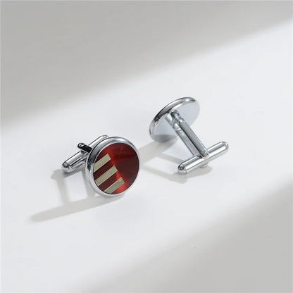 Luxury Copper Cufflinks for Men – Round & Square Shirt Cuff Links for Wedding, Business & Formal Wear | Men's Fashion Accessories Gift
