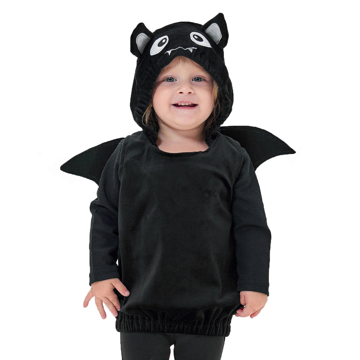 Umorden Baby & Toddler Black Bat Halloween Costume – Unisex Bat Hoodie Vest Outfit for Infants & Toddlers, Sizes 1T–3T