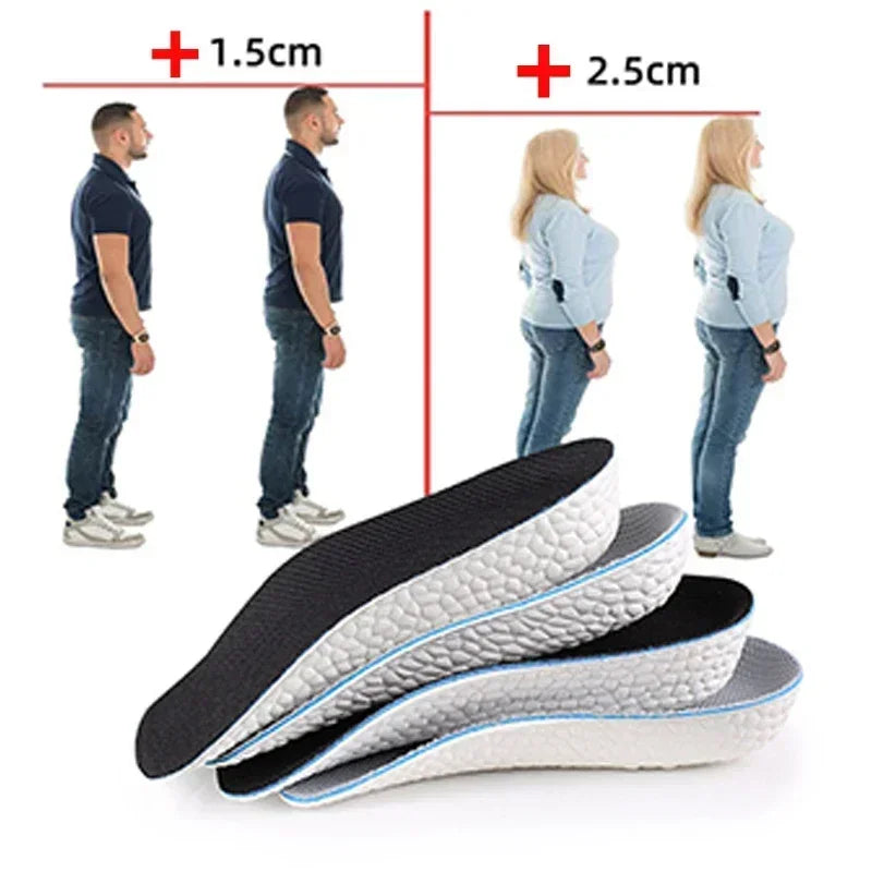 Memory Foam Orthopedic Insoles – Arch Support Shoe Inserts for Men & Women, Cushioned Heel Lift Pads for Sneakers & Flat Feet