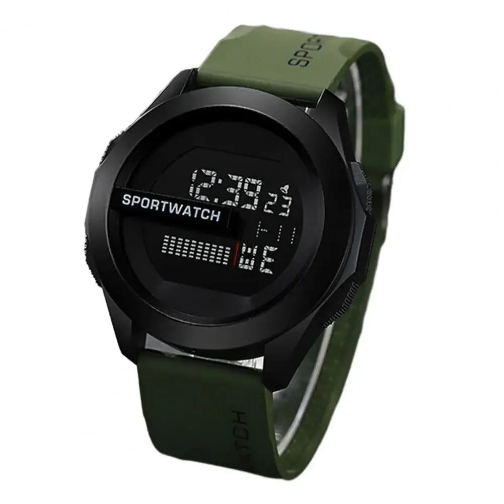 Men’s Multifunction LED Digital Sport Watch (Waterproof, Fitness, Alarm)