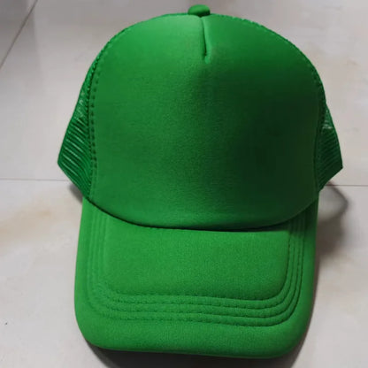 Gorra Trucker de Malla de 5 Paneles con Logotipo Personalizado – Gorra de Béisbol Ajustable para Hombres y Mujeres, Equipos Deportivos y Uso al Aire Libre en Verano