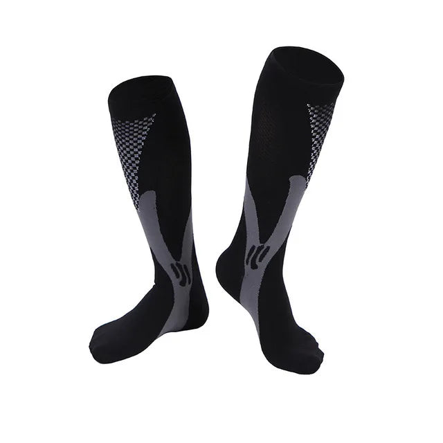 Compression Socks 20–30mmHg Knee High Support Stockings for Men & Women – Running, Cycling & Varicose Vein Relief (EU 36–50)