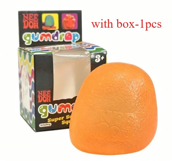 Schylling Needoh Nice Cube Sensory Nice-Sicle Stress Relief Squishy Cube Anti-Anxiety Squeeze Object For Focus ADHD Population