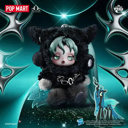 POP MART SKULLPANDA x My Little Pony Series Plush Doll Pendant – Mystery Box Genuine Blind Box Bag Ornament Figurine Toy