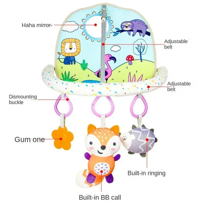 Juguete Colgante para Asiento de Bebé – Sonajero Colgante para Centro de Actividades Infantiles, Juguete Sensorial para Cochecito y Cuna para el Desarrollo Temprano, Juguete para Patadas para Bebés, Regalo para Niños Pequeños y Recién Nacidos