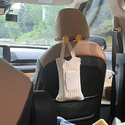 Distributeur de mouchoirs pour poussette – Boîte à mouchoirs portable pour voiture et organiseur de serviettes en papier pour poussettes, sacs à langer et voyages