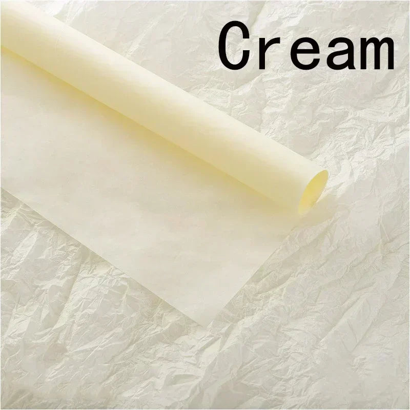 10 Uds. Papel de seda de 50 × 66 cm para envolver ramos de flores para floristas, regalos, bodas, cumpleaños y manualidades DIY