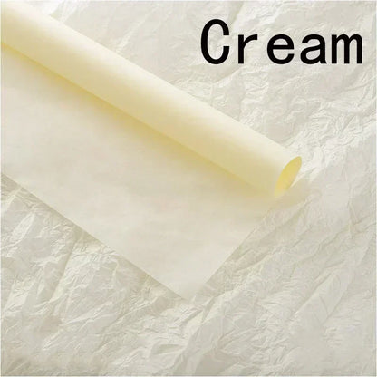 10 Uds. Papel de seda de 50 × 66 cm para envolver ramos de flores para floristas, regalos, bodas, cumpleaños y manualidades DIY