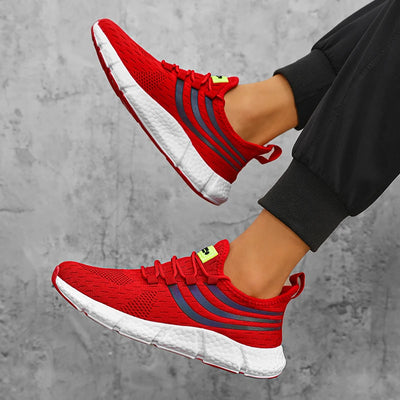 Men's Casual Sports Sneakers – Breathable Lightweight Running Shoes, Anti-Slip Walking & Outdoor Athletic Trainers