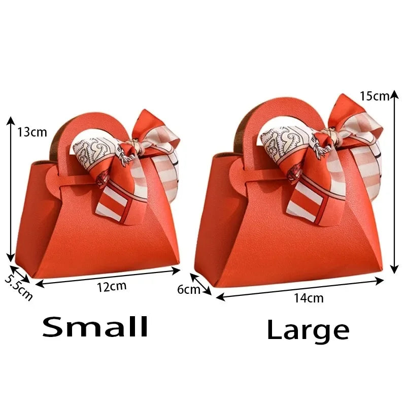 20PCS Bolsas de Regalo de Cuero con Cinta de Lazo – Mini Bolsos para Recuerdos de Bodas, Navidad, Dulces, Regalos y Empaque de Lujo para Fiestas