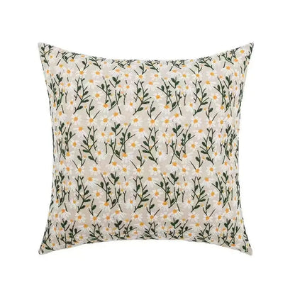 Boho Embroidered Throw Pillow Cover - Geometric Tassel Cushion Cover for Sofa, Living Room & Home Decor
