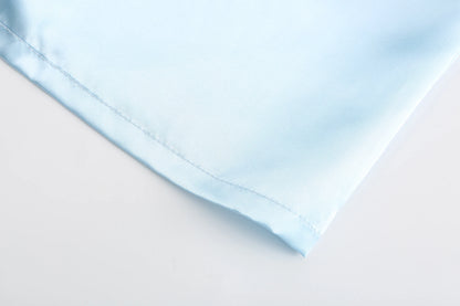 Blue Women’s Bridal Bathrobe – Bride Bridesmaid Maid of Honor Get Ready Robe Dressing Gown Gift
