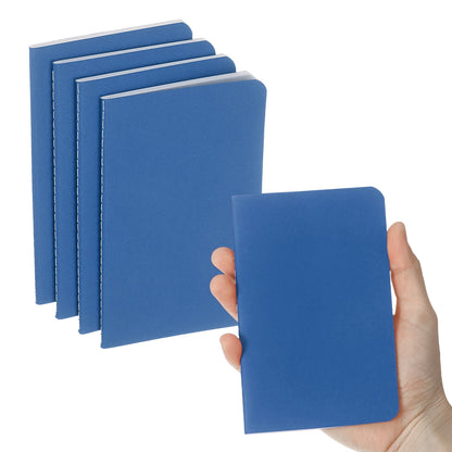 4/6 uds. Cuadernos A6 Kraft de Bolsillo – Mini Diarios Rayados para la Escuela y la Oficina