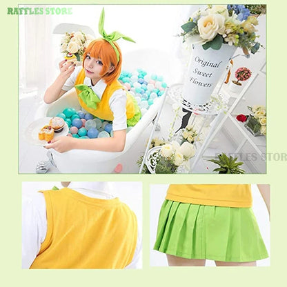 The Quintessential Quintuplets Cosplay Costume & Wig Set – School Uniform Collection
