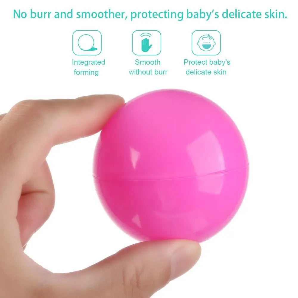 100Pcs Soft Colorful Water Pool Ocean Wave Balls – Outdoor Sports Inflatable Stress Relief Air Balls for Kids, Eco-Friendly Funny Toy Set