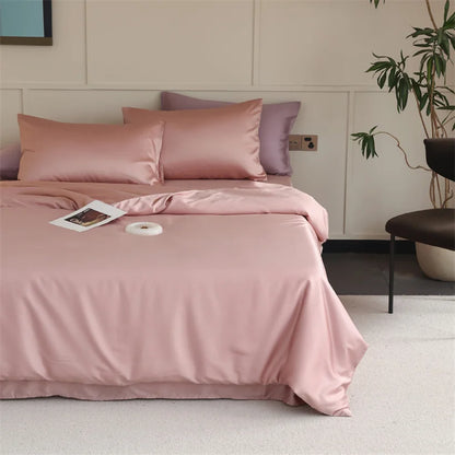 100% Mulberry Silk Bedding Set – Luxury Duvet Cover, Bed Sheet & Pillowcase Set