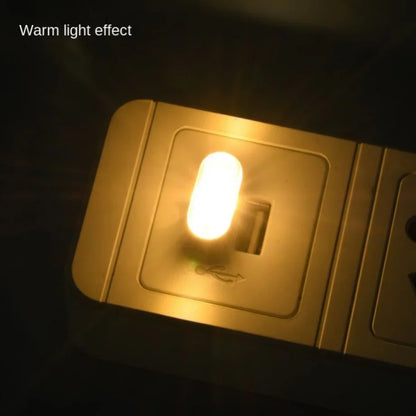 Mini USB LED Luz Ambiental Interior para Coche – Lámpara de Ambiente de Neón Plug & Play y Luz de Emergencia