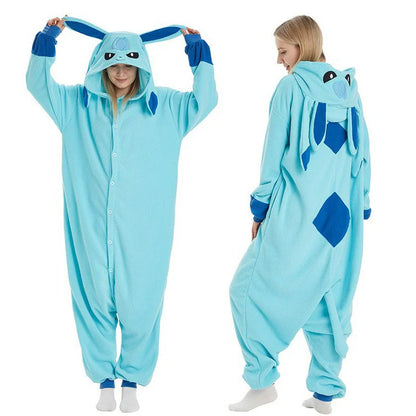 Pokémon Kigurumi Cosplay Onesie – Pikachu, Gengar Anime Jumpsuit for Men & Women (Halloween Party Outfit)