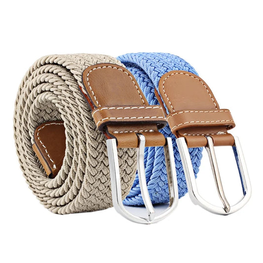 Cinturón unisex de lona ajustable de nylon para jeans, ropa casual y de exterior (107/120 cm)
