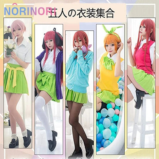 Costume et perruque de cosplay The Quintessential Quintuplets – Collection uniforme scolaire