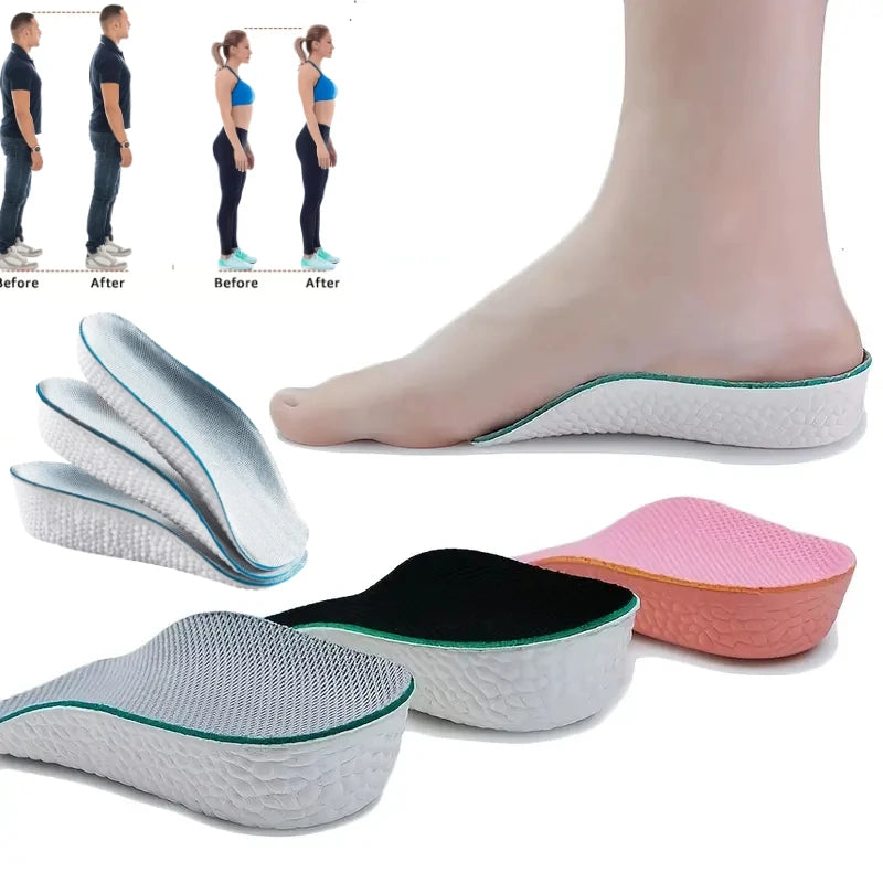 Memory Foam Orthopedic Insoles – Arch Support Shoe Inserts for Men & Women, Cushioned Heel Lift Pads for Sneakers & Flat Feet