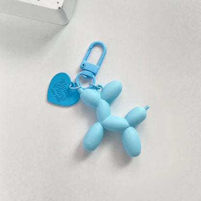 Cute Acrylic Balloon Dog Keychain – Cartoon Y2K Bag Pendant for Women & Couples, Car Key Chain, Jewelry Gift & Decorative Accessory