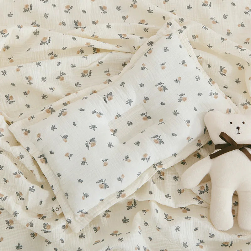 Summer Baby Muslin Blanket – Soft Newborn Swaddle Wrap Receiving Blanket for Infant Crib & Sleeping