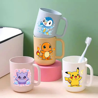 Jolie tasse à brosse à dents inspirée des animes | Verre de rinçage portable pour la salle de bain et les cadeaux