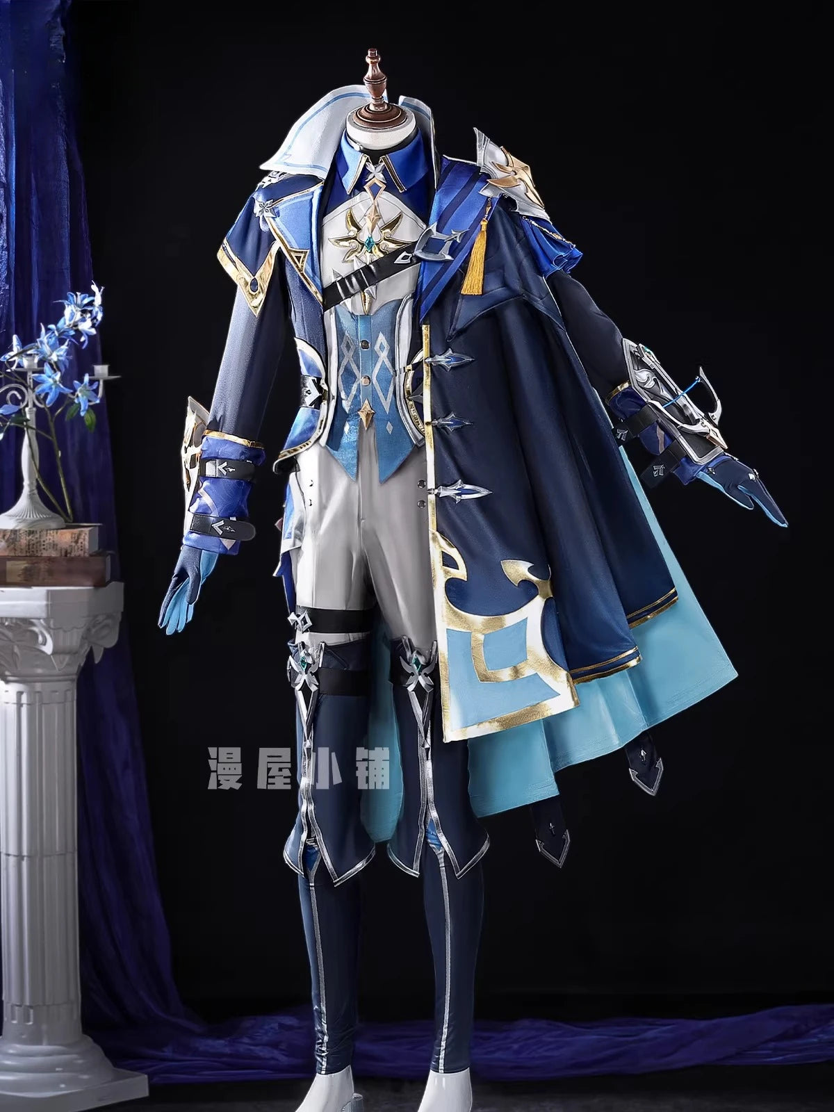 Genshin Impact Lohen Cosplay Costume – Anime Party Uniform Outfit (COSFun)