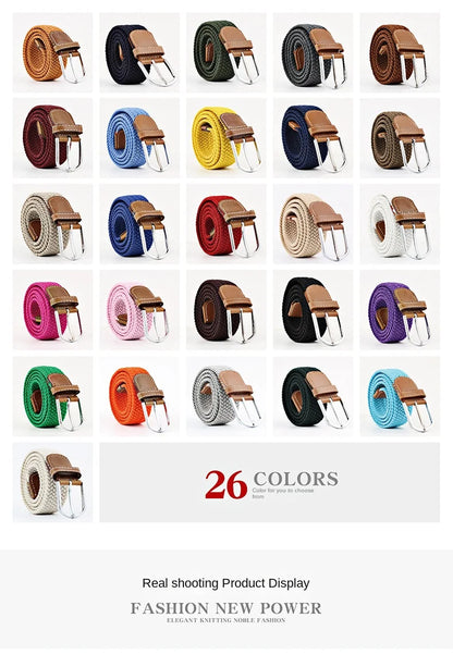Unisex Canvas Belt Adjustable Nylon Waist Belt for Jeans, Casual & Outdoor Wear (107/120cm)