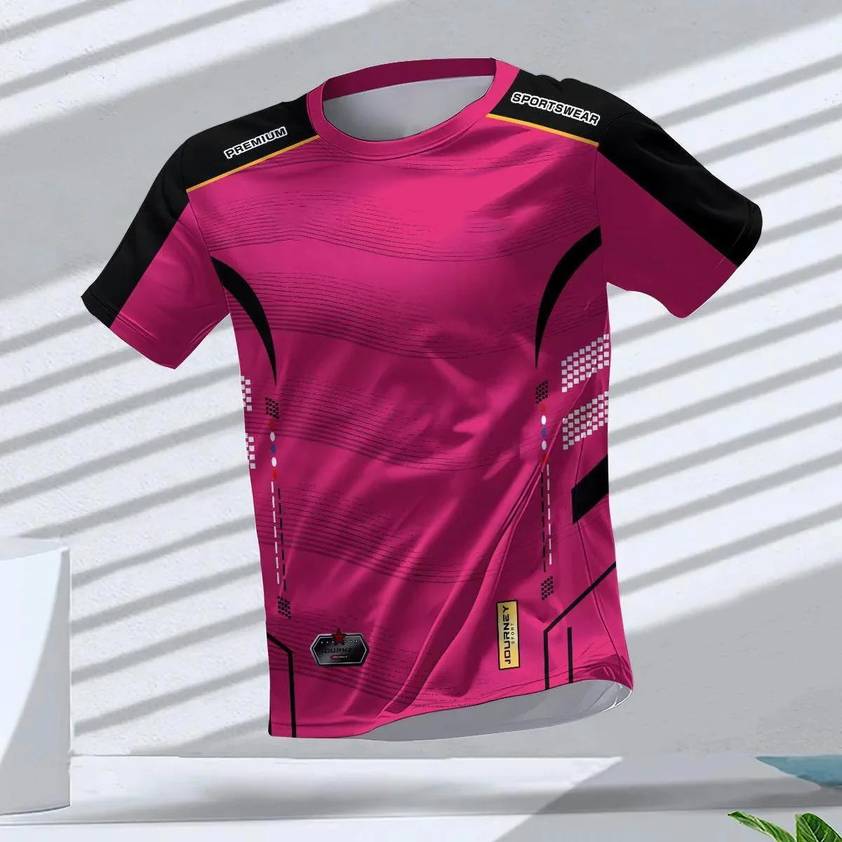 Men's Quick-Dry Running T-Shirt – Breathable Short Sleeve Gym Workout Top, Lightweight Round Neck Sports Shirt for Training & Outdoor Fitness