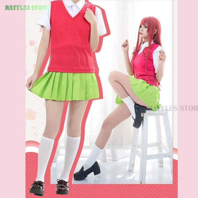 The Quintessential Quintuplets Cosplay Costume & Wig Set – School Uniform Collection