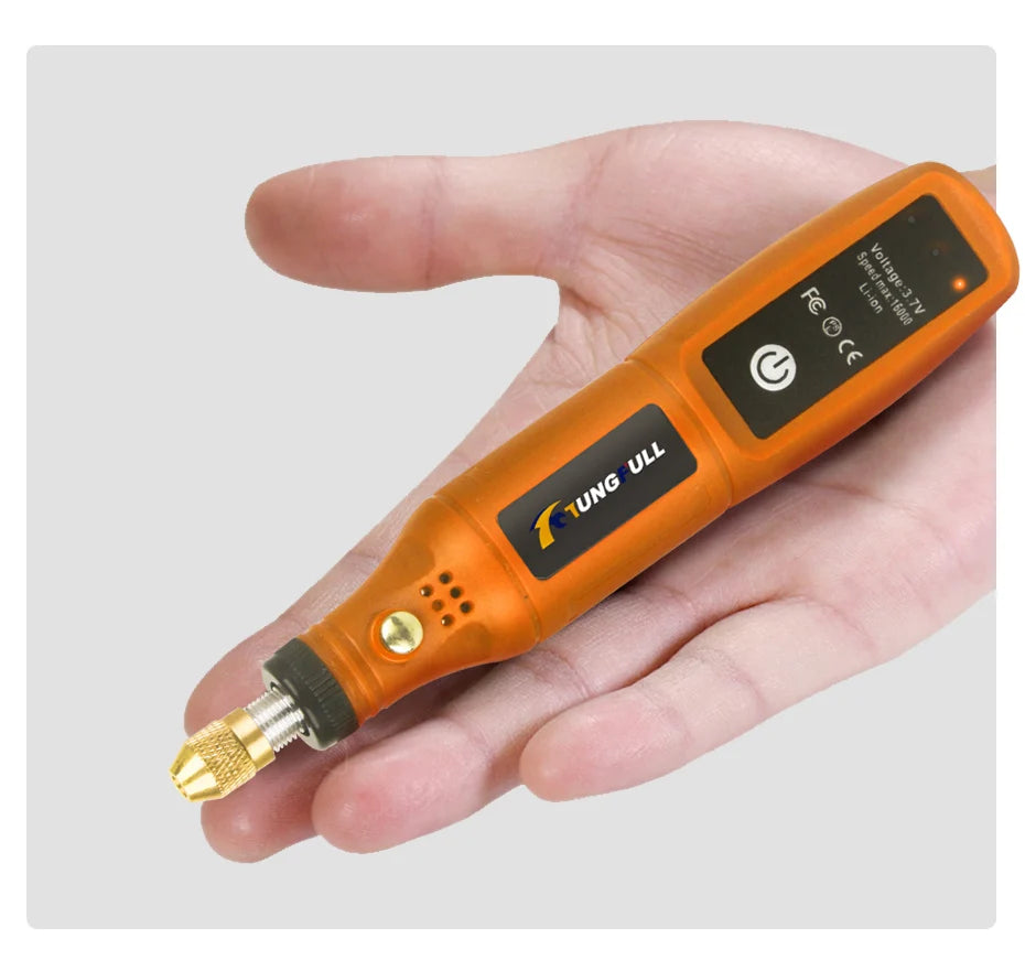 Mini Rotary Tool USB Engraver – Rechargeable Cordless Grinder Drill for DIY Carving, Polishing & Crafts
