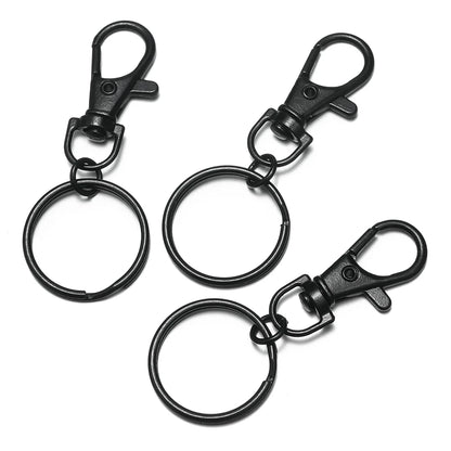 5–10 Piece Multicolor Keyring Lobster Clasp Hooks with Adjustable Buckles – DIY Keychain, Bag Charm, Doll & Jewelry Making Accessories