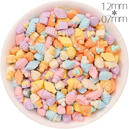 30/300pcs Mini Breloques en Résine Bonbon Fleur Amour – Mignons Accessoires de Bricolage pour Nail Art, Barrettes à Cheveux, Scrapbooking, Bijoux Faits Main et Projets Créatifs pour Enfants