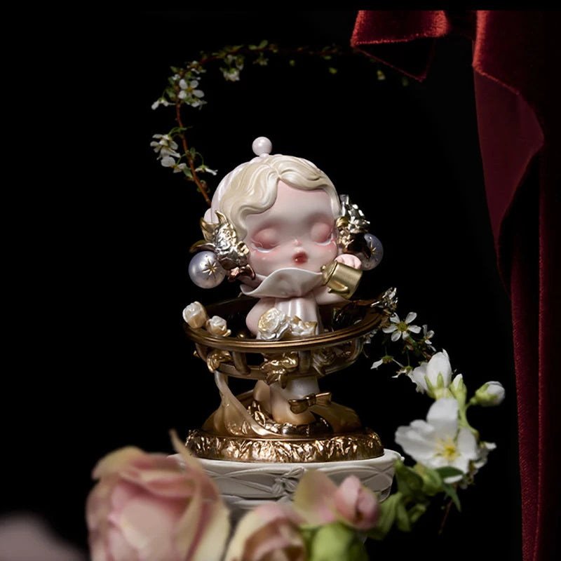 POPMART SKULLPANDA Petals in Four Acts Series Blind Box – Kawaii Anime Collectible Action Figure Mystery Box, Surprise Toy Gift