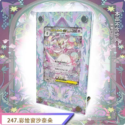 Oricorio Jasmine Carmine Rosa Giovanni Latias Gardevoir Gengar Meowth Dragonite Extended Art Card Display Stand Excluding Card